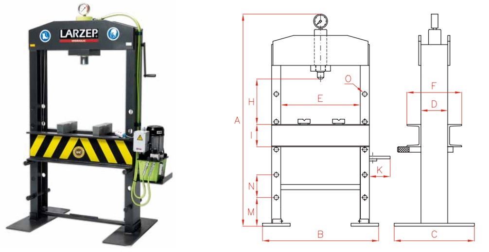 máy ép thủy lực 60 tấn