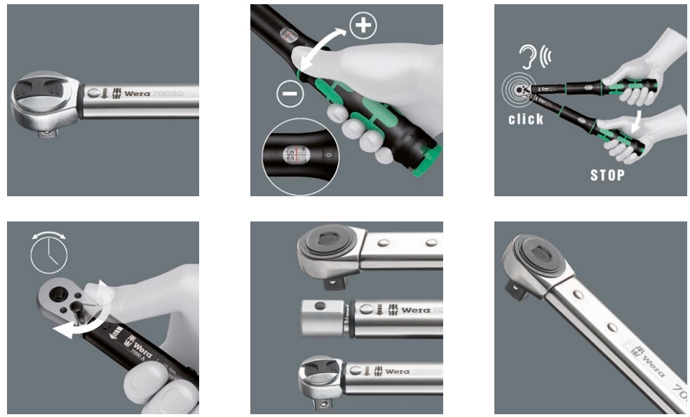 Series 7000 Adjustable torque wrenches