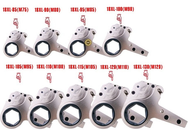 Co le thuy luc, co le thuy luc dang trong 2247 - 22899 N.m, Low Profile Hydraulic Torque Wrench, http://thegioithuyluc.com.vn