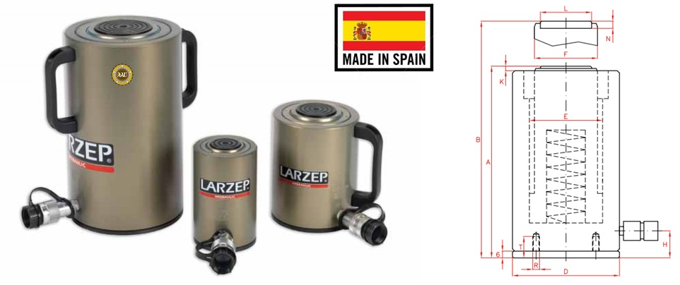 larzep kich 1 chieu bang nhom 23 tan 50 mm