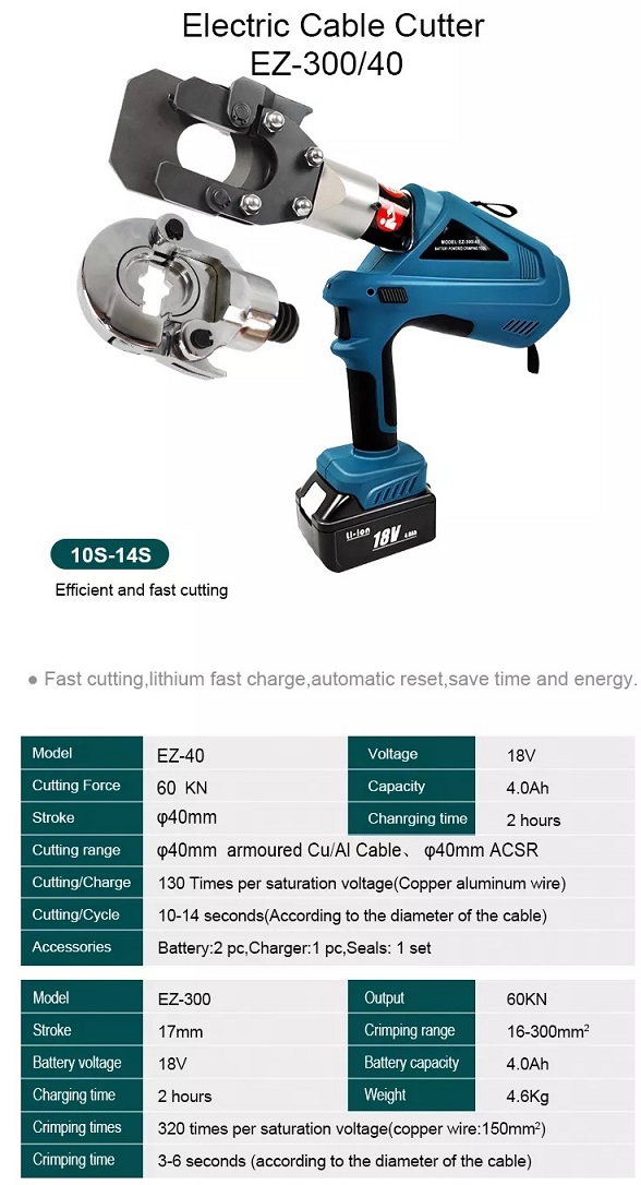 MÁY CẮT CÁP VÀ ÉP COS THUY LUC EZ-30040