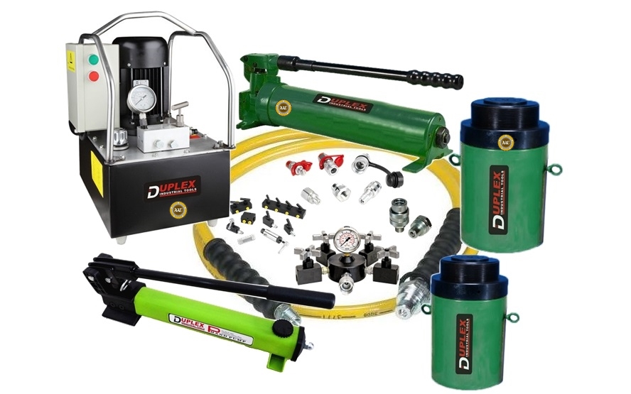single acting lock nut cylinders, cll-80012, hydraulic cylinder, hydraulic jack, duplex/shanghai, kich thuy luc 1 chieu, bom tay thuy luc, bom dien thuy luc, 