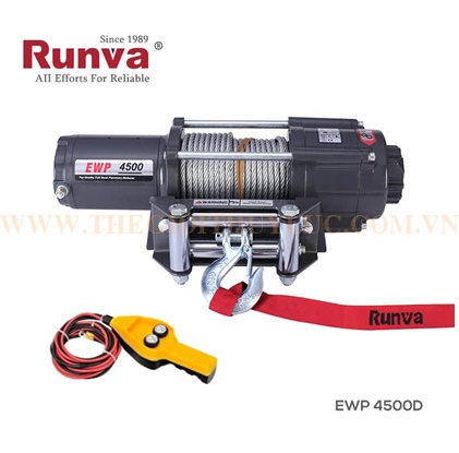 Tời điện 12V/24V tải trọng 2041 kg