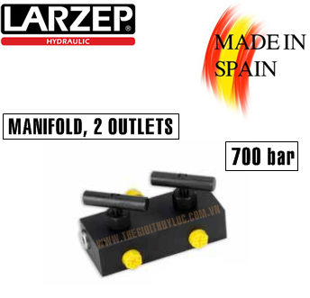 Valve chia 2 cổng c&oacute; kh&oacute;a - Larzep